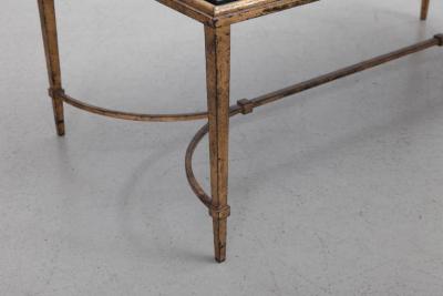 Maison Ramsay Rare Silver Plated Glass Maison Ramsay Coffee Table in Gold Leaf