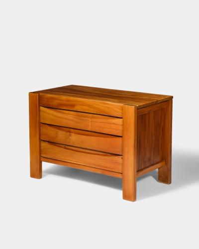 Maison Regain Elm Chest of Drawers by Maison Regain France c 1970