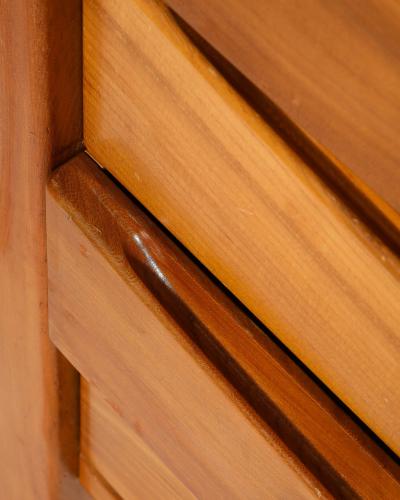 Maison Regain Elm Chest of Drawers by Maison Regain France c 1970