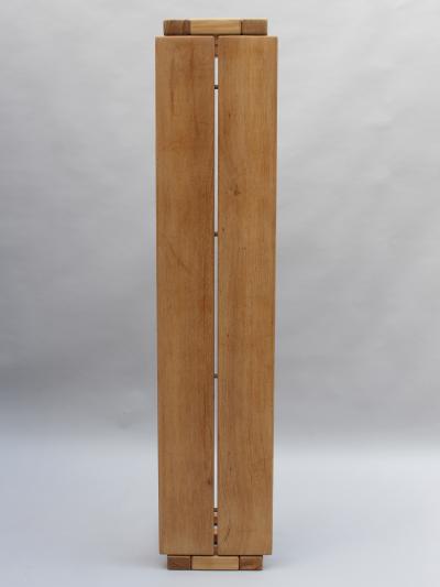 Maison Regain French 1970s Elm Bench by Maison Regain