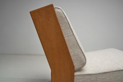 Maison Regain Pair of Maison Regain Lounge Chairs France Second half of the 20th Century