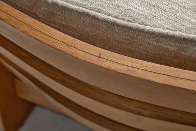 Maison Regain Pair of Maison Regain Lounge Chairs France Second half of the 20th Century