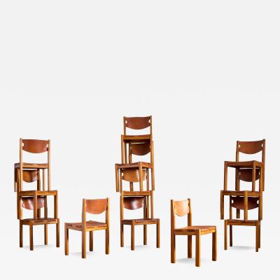 Maison Regain Set of 10 Maison Regain Chairs