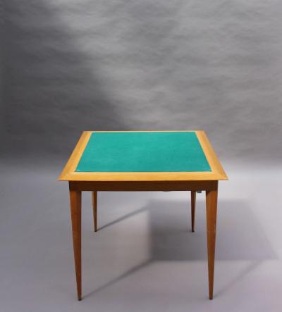 Maison Rinck Fine French Art Deco Game Occasional Table by Rinck