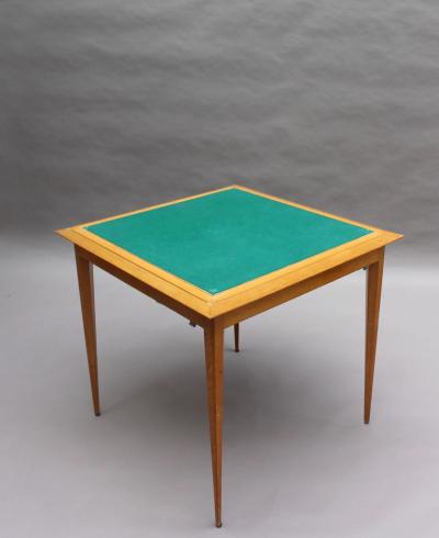 Maison Rinck Fine French Art Deco Game Occasional Table by Rinck