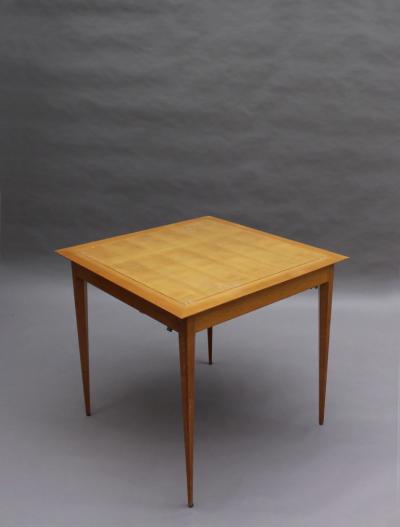 Maison Rinck Fine French Art Deco Game Occasional Table by Rinck