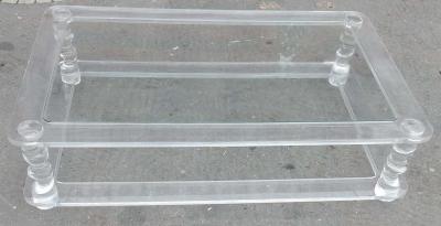 Maison Romeo 1970 Coffee Table in Lucite Rom o