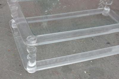 Maison Romeo 1970 Coffee Table in Lucite Rom o
