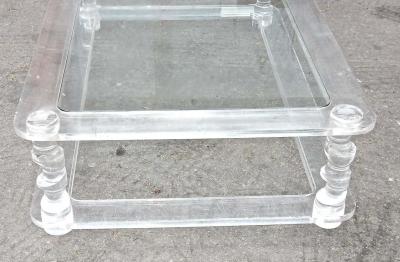 Maison Romeo 1970 Coffee Table in Lucite Rom o