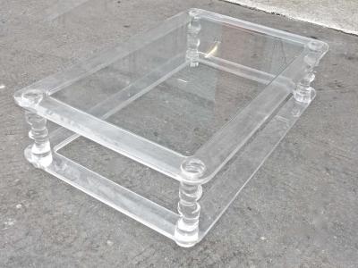 Maison Romeo 1970 Coffee Table in Lucite Rom o
