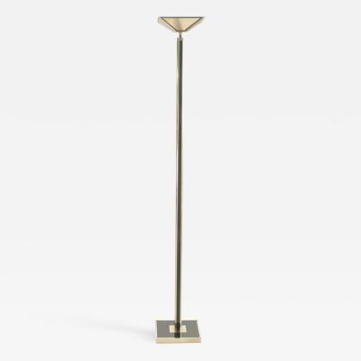 Maison Romeo French Hollywood Regency brass floor lamp by Maison Romeo 1970s