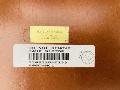 Maitland Smith Georgian Carved Gold Gilt Mahogany Console Table by Maitland Smith