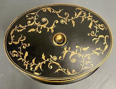 Maitland Smith Hollywood Regency Style Lidded Casket Box on Stand