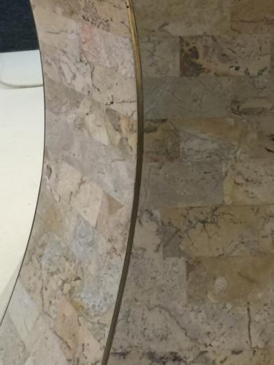 Maitland Smith MAITLAND SMITH TESSELLATED MARBLE CORSET CONSOLE