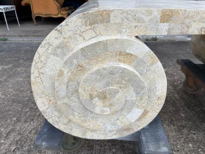 Maitland Smith Mainland Smith Tessellated Marble Cocktail Table