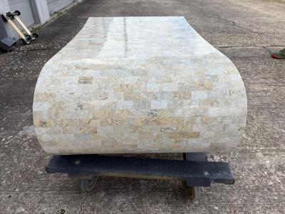 Maitland Smith Mainland Smith Tessellated Marble Cocktail Table