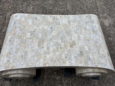 Maitland Smith Mainland Smith Tessellated Marble Cocktail Table