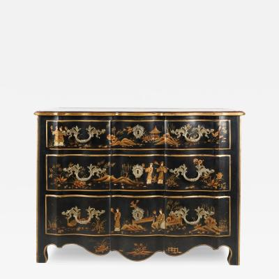 Maitland Smith Maitland Smith Chinoiserie Chinoiserie Painted Commode Chest of Drawers