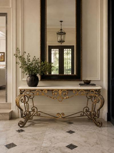 Maitland Smith Maitland Smith Console Table Gilt Metal Marble Philippines 1980s
