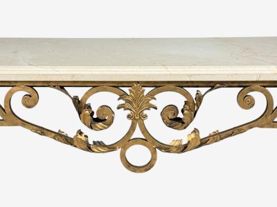 Maitland Smith Maitland Smith Console Table Gilt Metal Marble Philippines 1980s