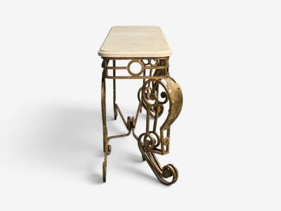 Maitland Smith Maitland Smith Console Table Gilt Metal Marble Philippines 1980s