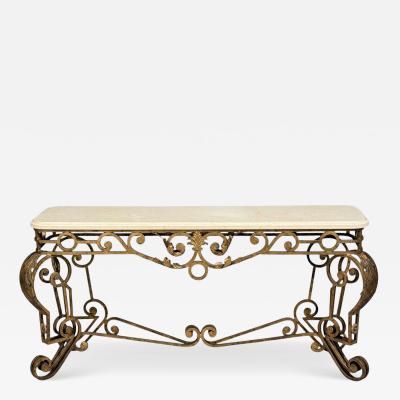 Maitland Smith Maitland Smith Console Table Gilt Metal Marble Philippines 1980s
