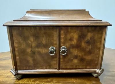 Maitland Smith Maitland Smith Jewelry Box Casket Box Inlaid Banded Keepsake Box