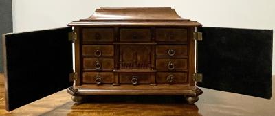 Maitland Smith Maitland Smith Jewelry Box Casket Box Inlaid Banded Keepsake Box 