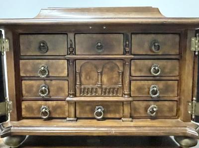 Maitland Smith Maitland Smith Jewelry Box Casket Box Inlaid Banded Keepsake Box 