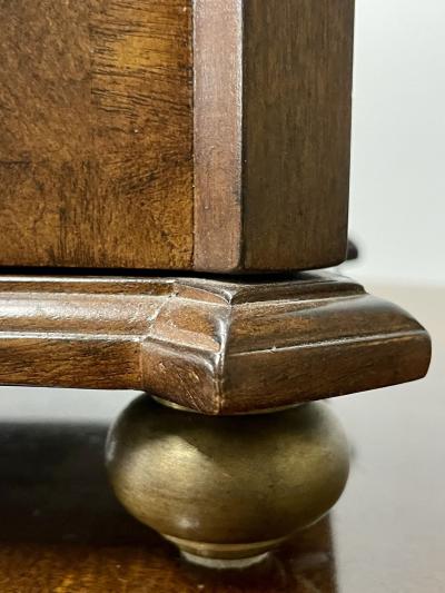 Maitland Smith Maitland Smith Jewelry Box Casket Box Inlaid Banded Keepsake Box 