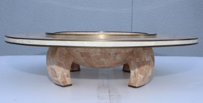 Maitland Smith Maitland Smith Tesselated Stone Art deco Style Bowl