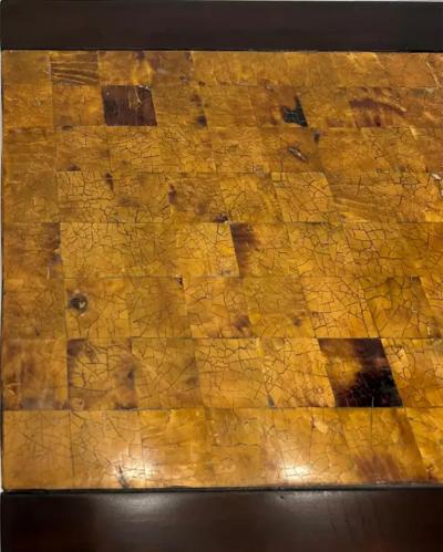 Maitland Smith Maitland Smith Tessellated Coconut Shell Console Table