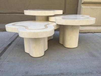 Maitland Smith Maitland Smith Tessellated Fossil Stone Tables