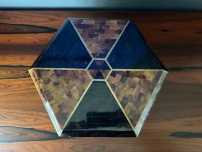 Maitland Smith Maitland Smith Tessellated Horn and Penshell Jewelry Box