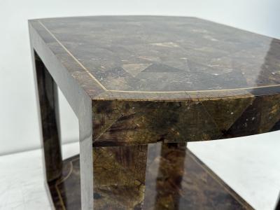 Maitland Smith Maitland Smith Tessellated Pen Shell Side End Table