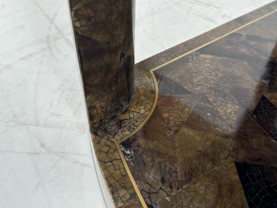 Maitland Smith Maitland Smith Tessellated Pen Shell Side End Table