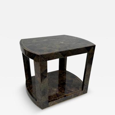 Maitland Smith Maitland Smith Tessellated Pen Shell Side End Table