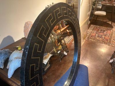 Maitland Smith Maitland Smith Tessellated Stone And Brass Mirror