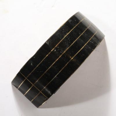 Maitland Smith Mid Century Tessellated Marble Demilune Box by Celerie c for Maitland Smith