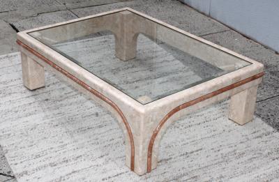 Maitland Smith Overzise Tessellated Stone Coffee Table