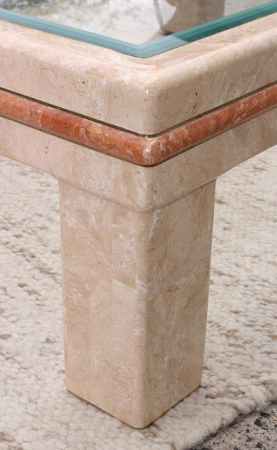 Maitland Smith Overzise Tessellated Stone Coffee Table