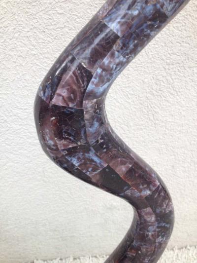 Maitland Smith Pair of Fossil Stone Marcius for Casa Bique Antler Sculptures