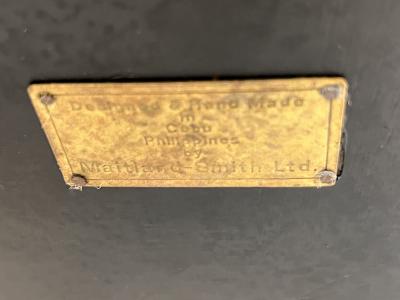 Maitland Smith Tessellated Bone and Brass Inlay Coffee Table Maitland Smith 1980s