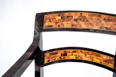 Maitland Smith Tessellated Horn Chair by Maitland Smith circa 1980s