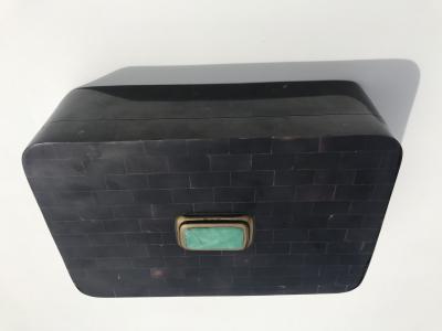 Maitland Smith Tessellated Horn Jewelry Box