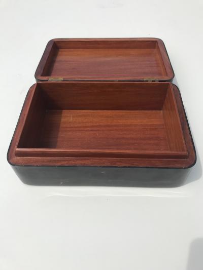 Maitland Smith Tessellated Horn Jewelry Box