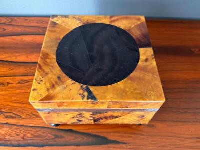 Maitland Smith Tessellated Penshell Jewelry Box