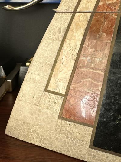 Maitland Smith Tessellated Stone Decorative Jewelery Box