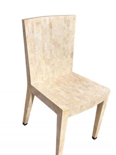 Maitland Smith Tessellated Stone Side Chairs 1960