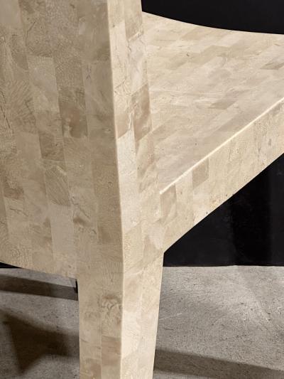 Maitland Smith Tessellated Stone Side Chairs 1960